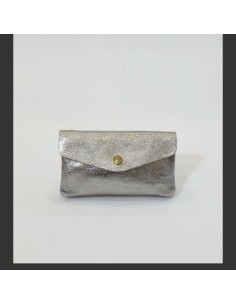 Porte-monnaie moyen argenté | pole sud | Boutique à Castelsarrasin