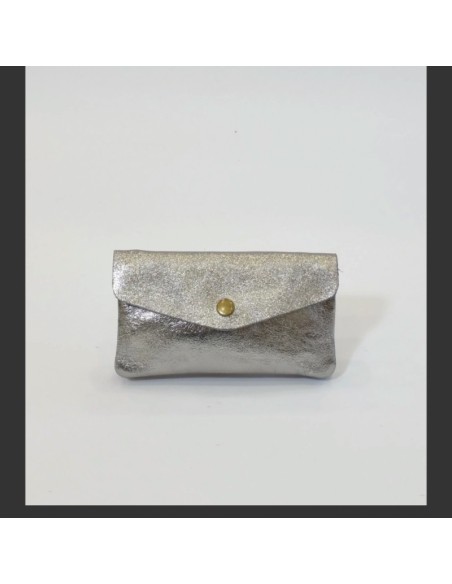 Porte-monnaie moyen argenté | pole sud | Boutique à Castelsarrasin