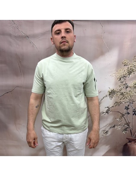 T-shirt oversize amande col rond | pole sud | Boutique à Castelsarrasin