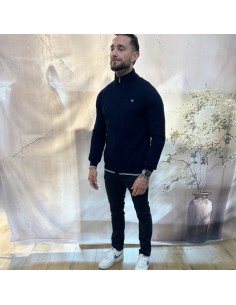 Gilet homme marine fin manches longues | pole sud | Boutique à Castelsarrasin