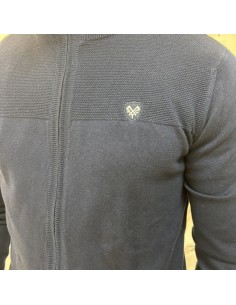Gilet homme marine fin manches longues | pole sud | Boutique à Castelsarrasin 2