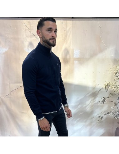 Gilet homme marine fin manches longues | pole sud | Boutique à Castelsarrasin