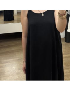Robe longue noire fine | pole sud | Boutique à Castelsarrasin